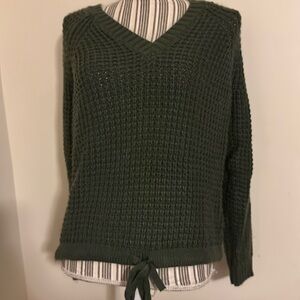 No Boundaries: Green Sweater
